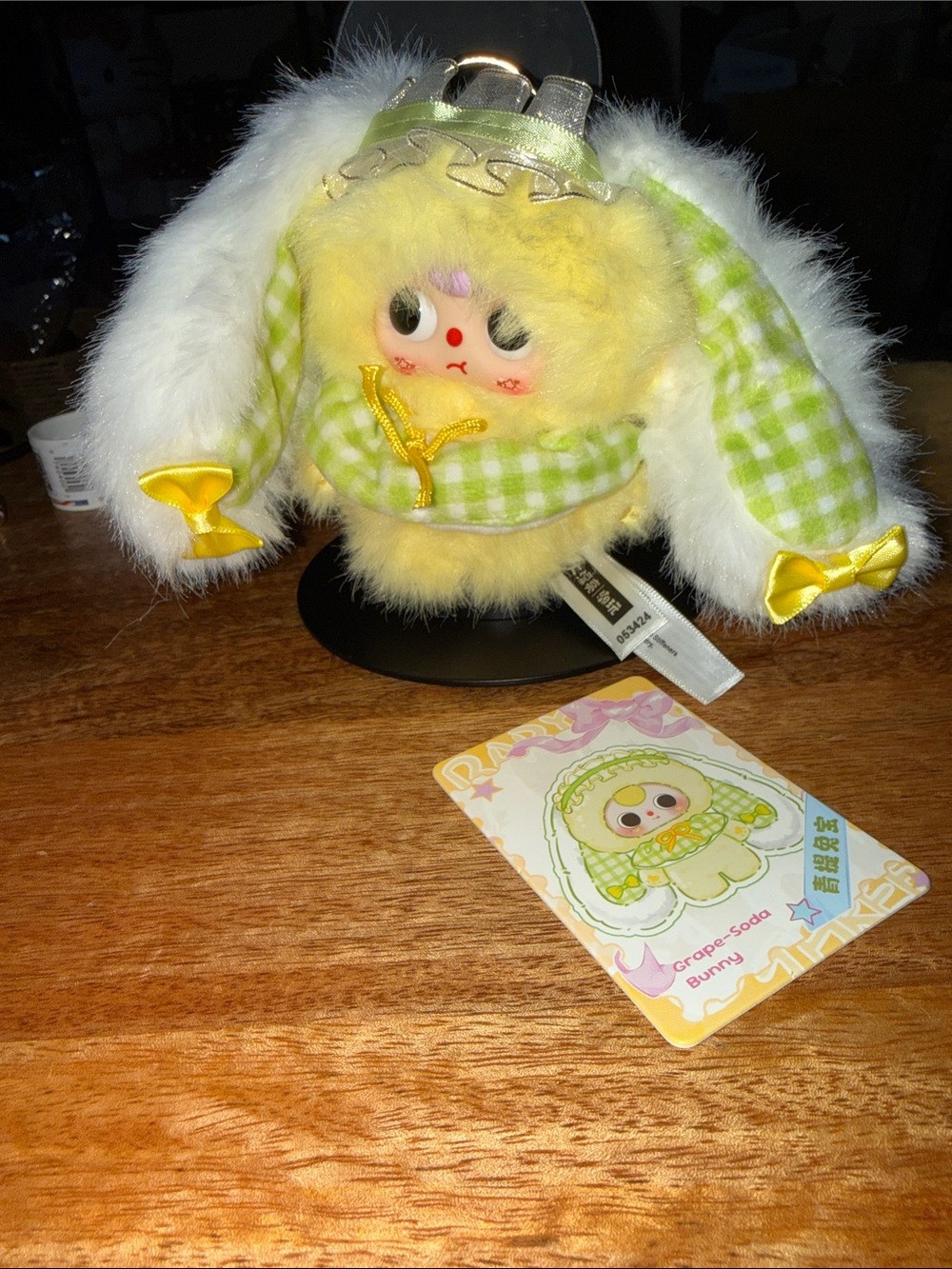 Baby Three Pocket Bunny Treasure - Grape Soda Bunny